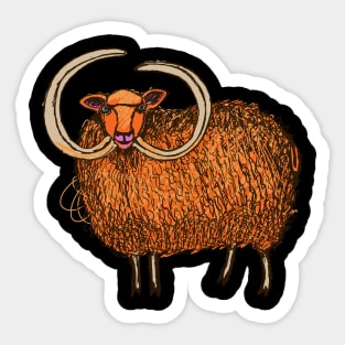 Wooly Mammoth Sticker